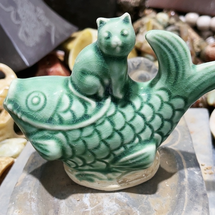 瓦当摆件摆件茶的茶