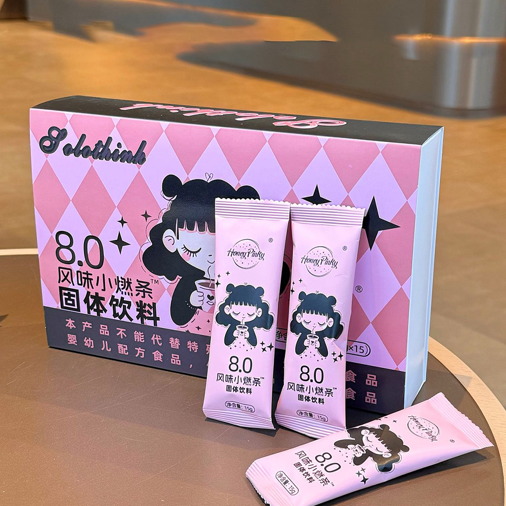 【陆陆】Honey Pinky 风味小然条固体饮料