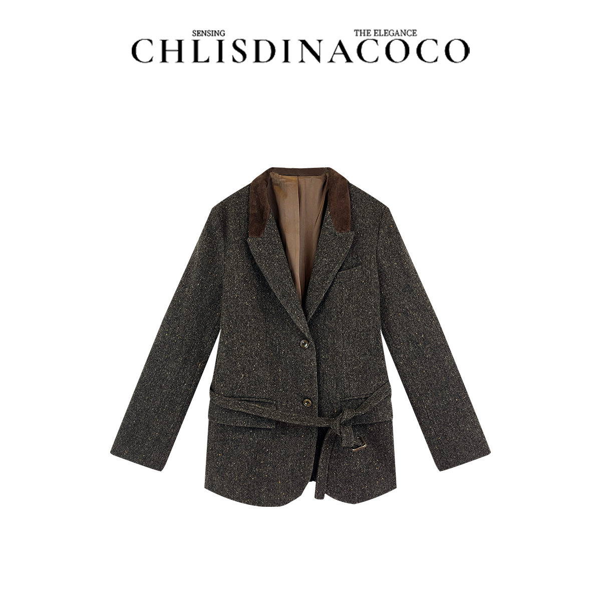 |淡泊明志|高定“100羊毛”经典百搭休闲外套C25WT08790