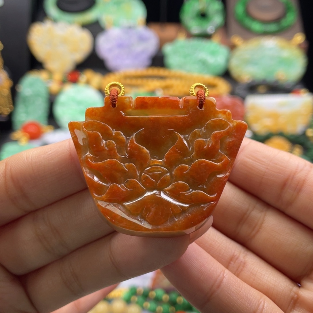 翡翠未镶嵌颈饰代编织