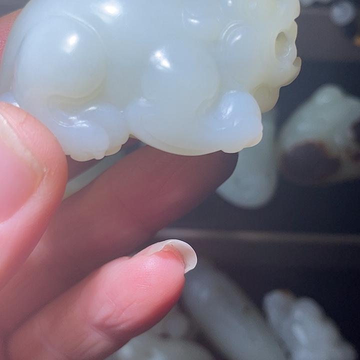 青***案和田玉未镶嵌车挂