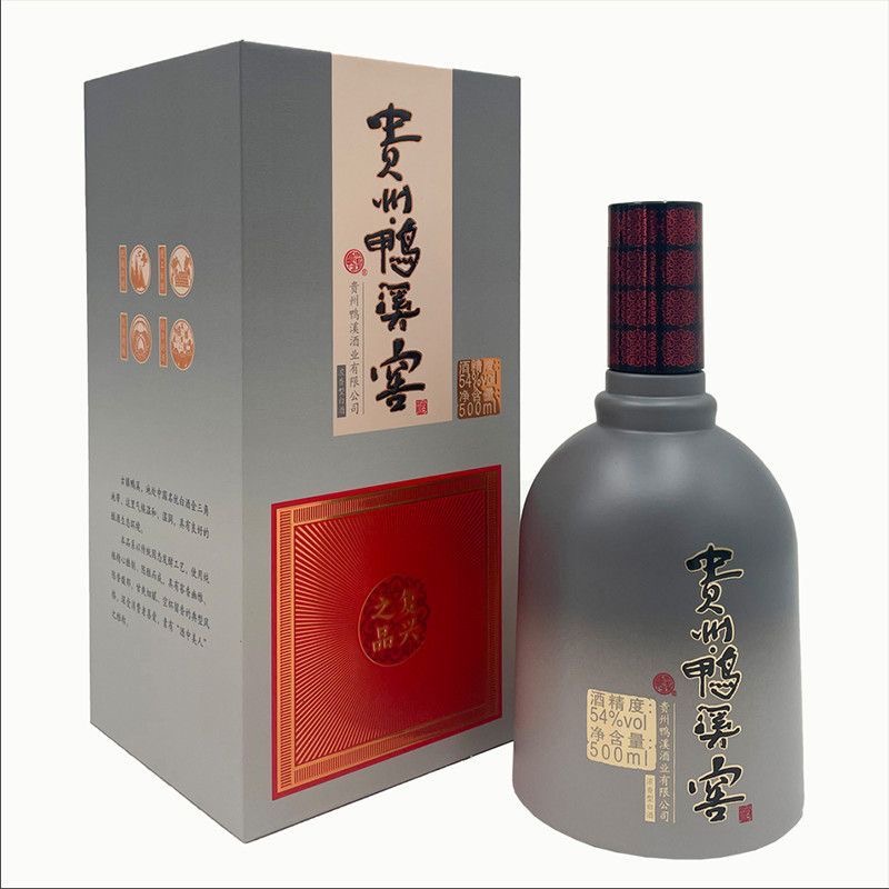 鸭溪鸭溪贵州鸭溪窖复兴之品54度500ml浓香型白酒54度500ml