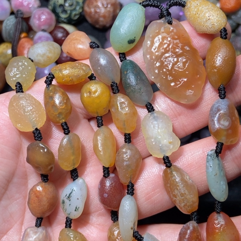 【闪购商品】玛瑙/玉髓项圈合金