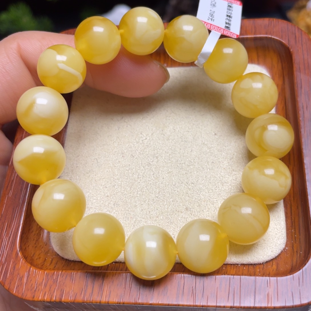 蜜蜡手链未镶嵌手串
