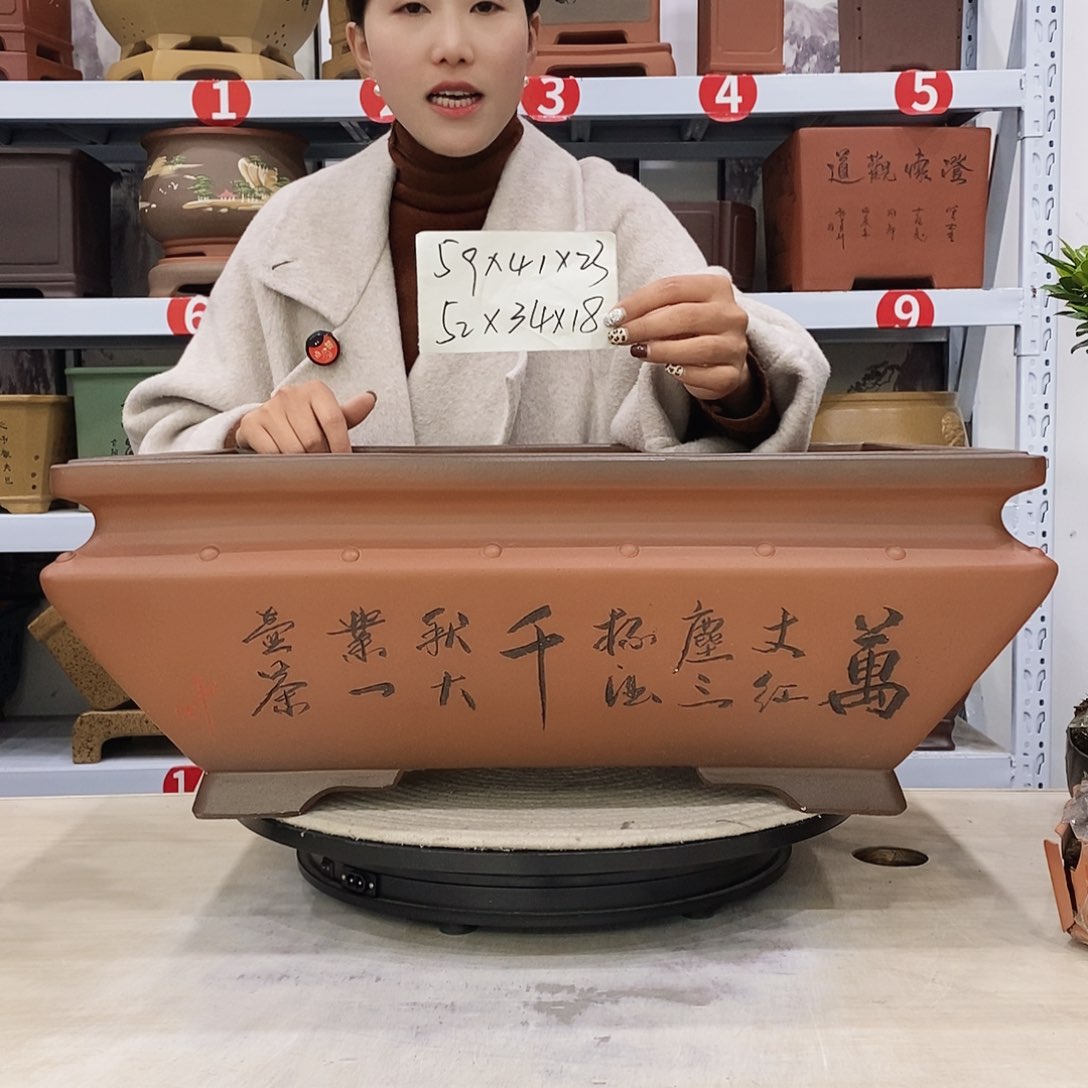 紫砂花盆紫砂花盆