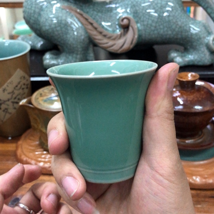 龙泉青瓷茶具微瑕8503
