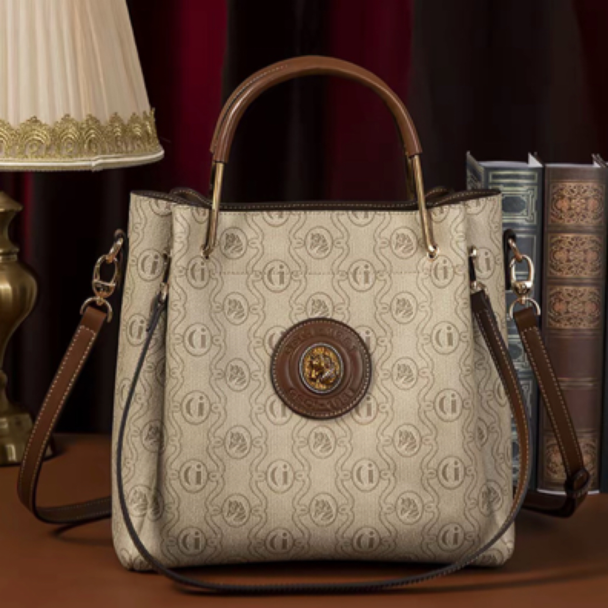 新款复古通勤独角兽手提包