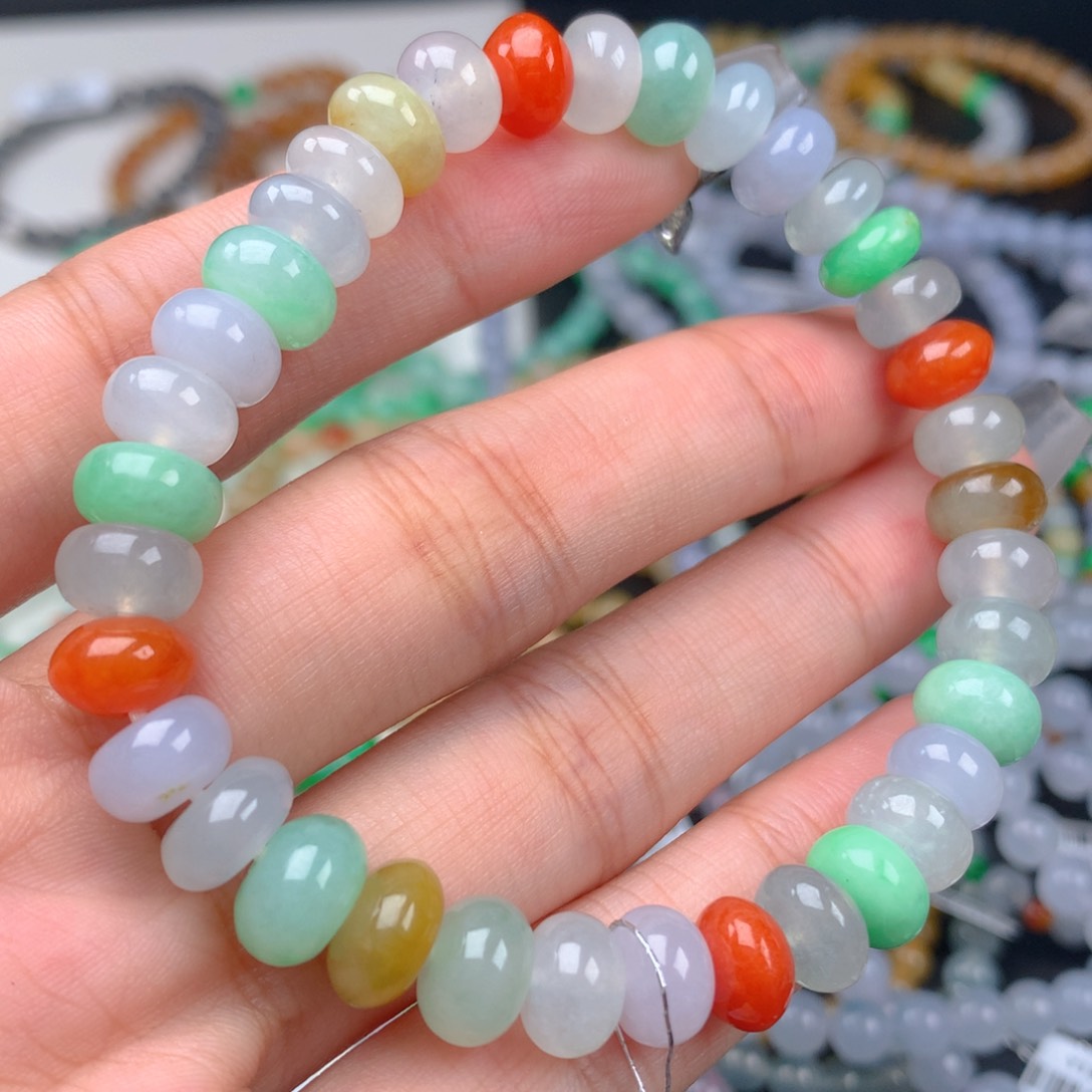 翡翠手链未镶嵌卡 