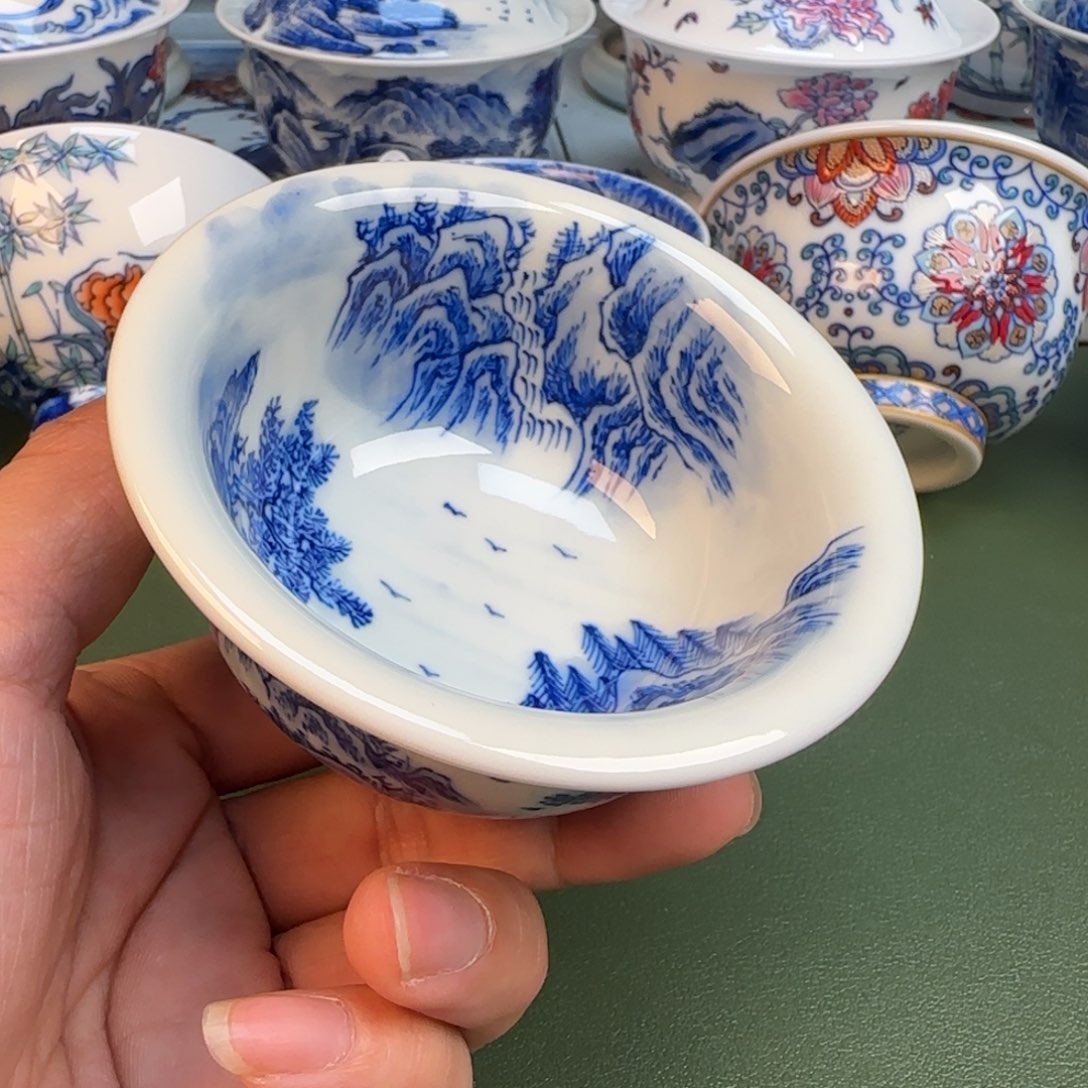 纯手工纯的手绘茶具38