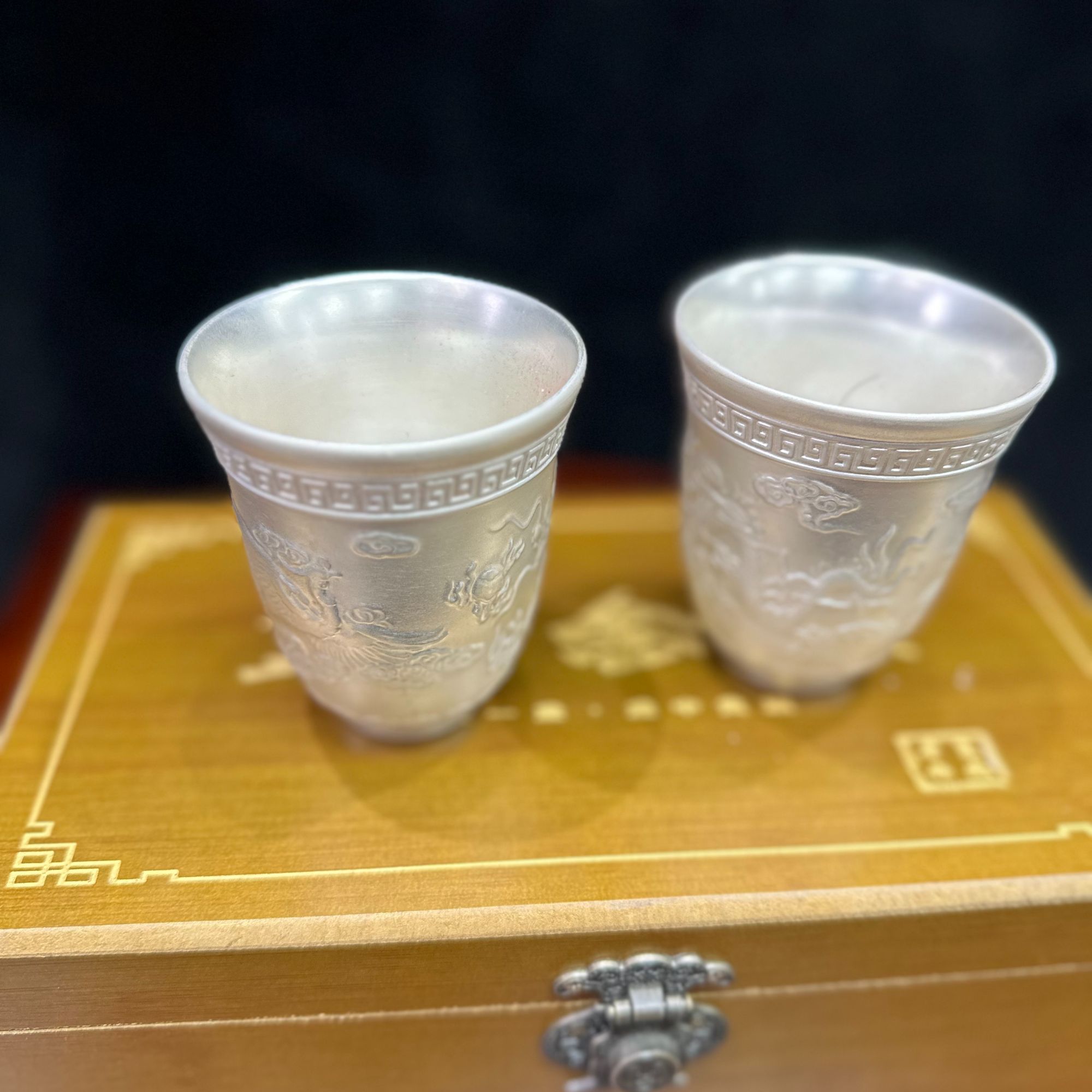 适合公司开业客厅书房装饰茶杯一对