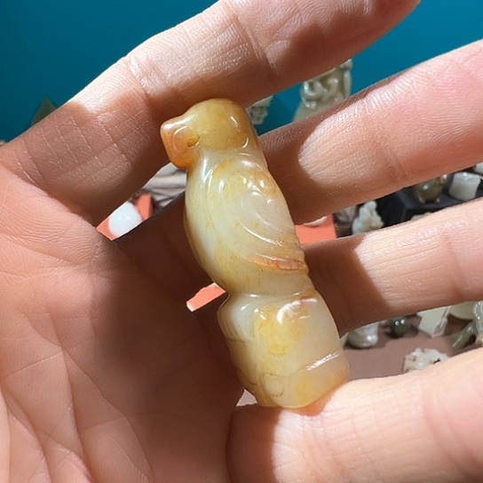 和田玉（糖玉）挂件未镶嵌