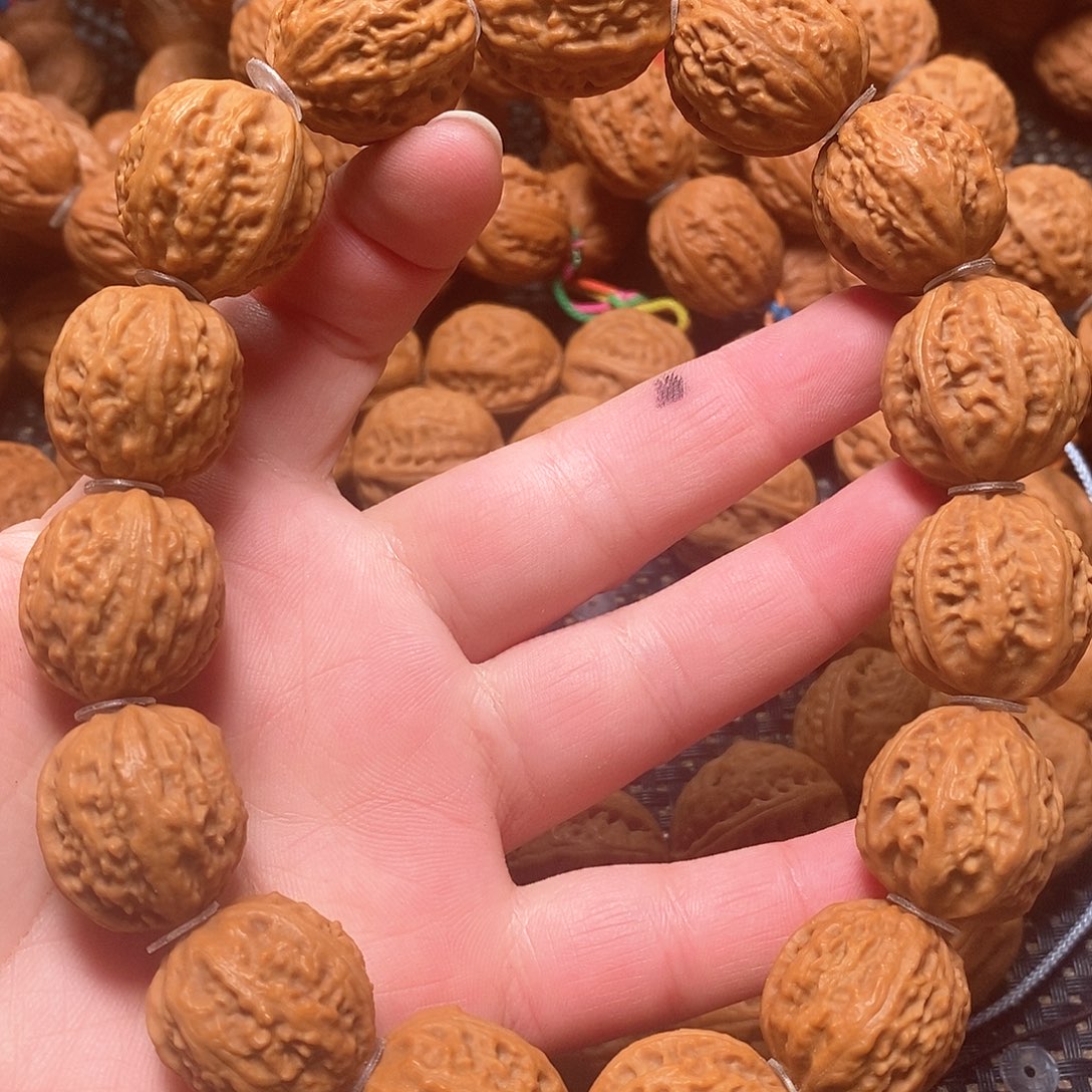 文玩核桃手串粗筋密纹