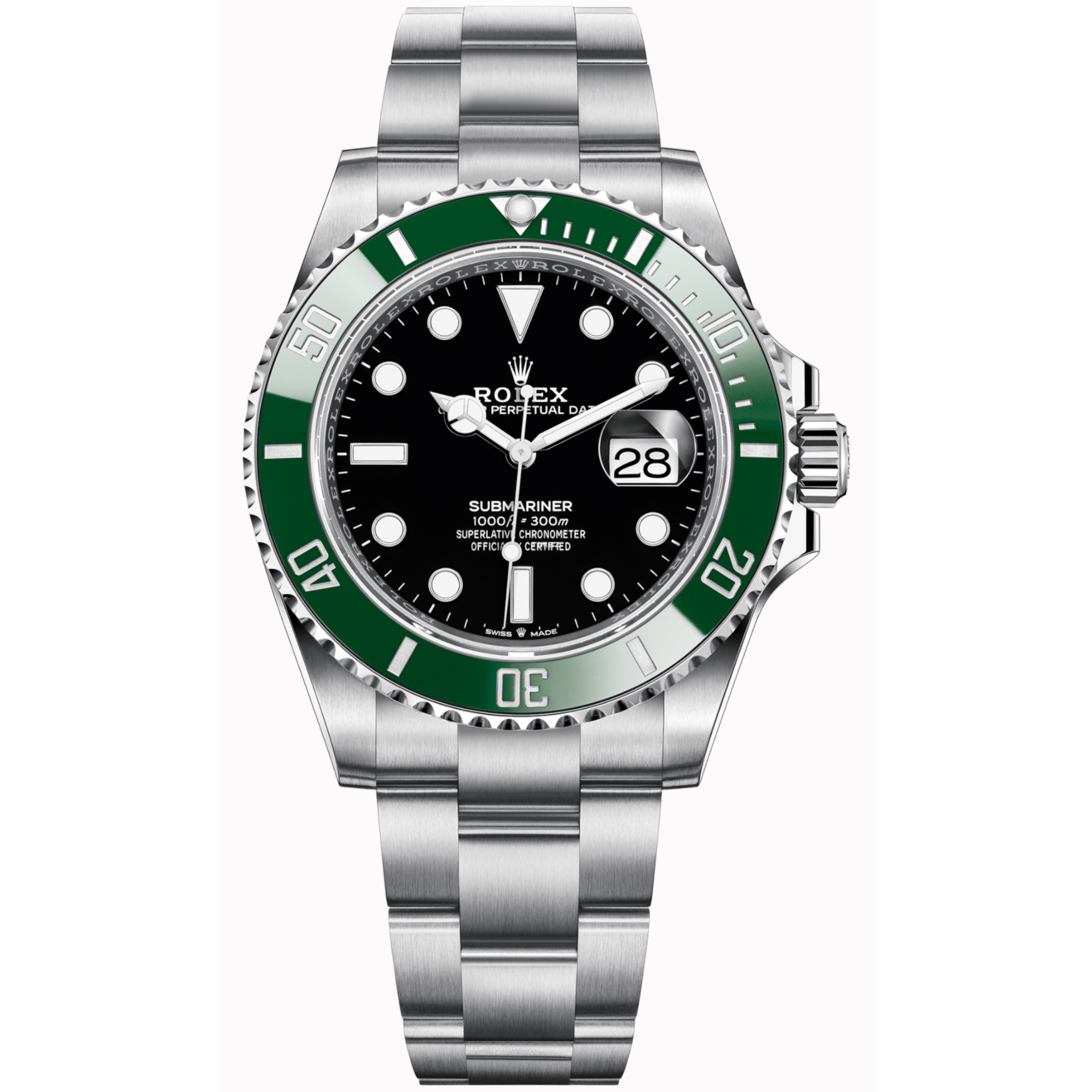 99新 Rolex/劳力士 深圳名典/三代绿水鬼126610/全套