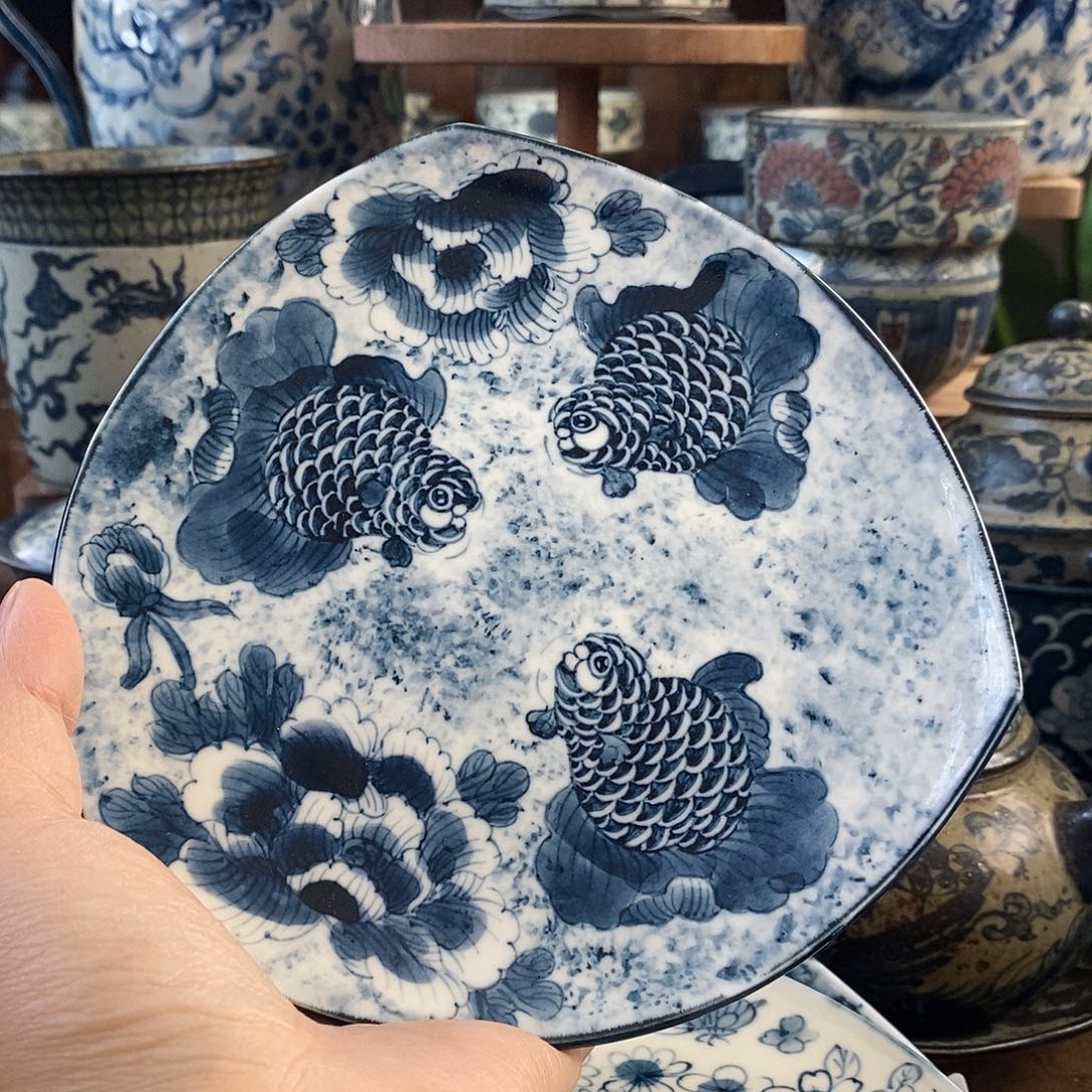 陶手工手绘青花高温陶瓷