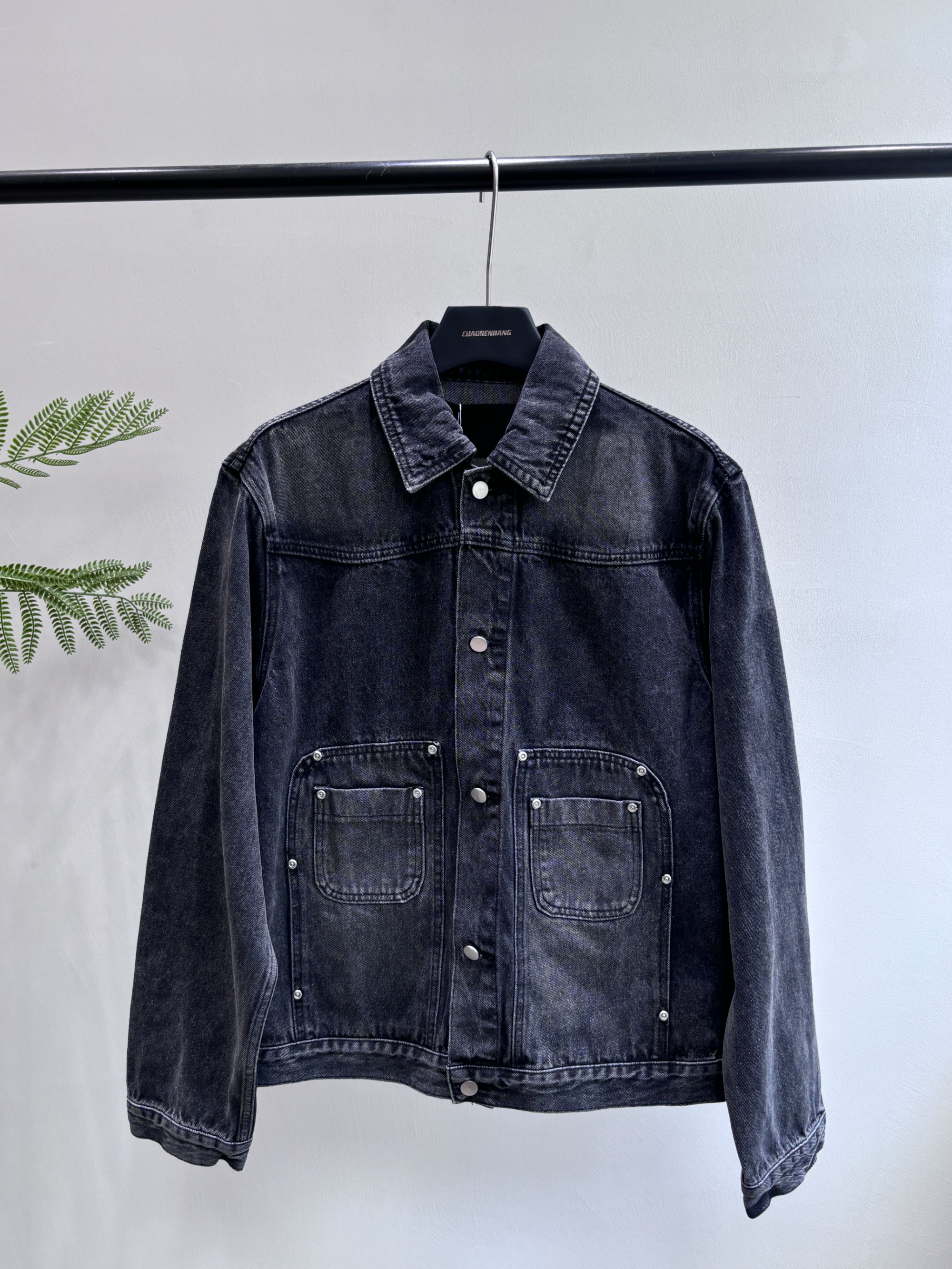 02280 小众设计款美式牛仔夹克