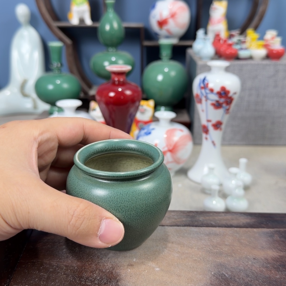 陶瓷手工小花器摆件