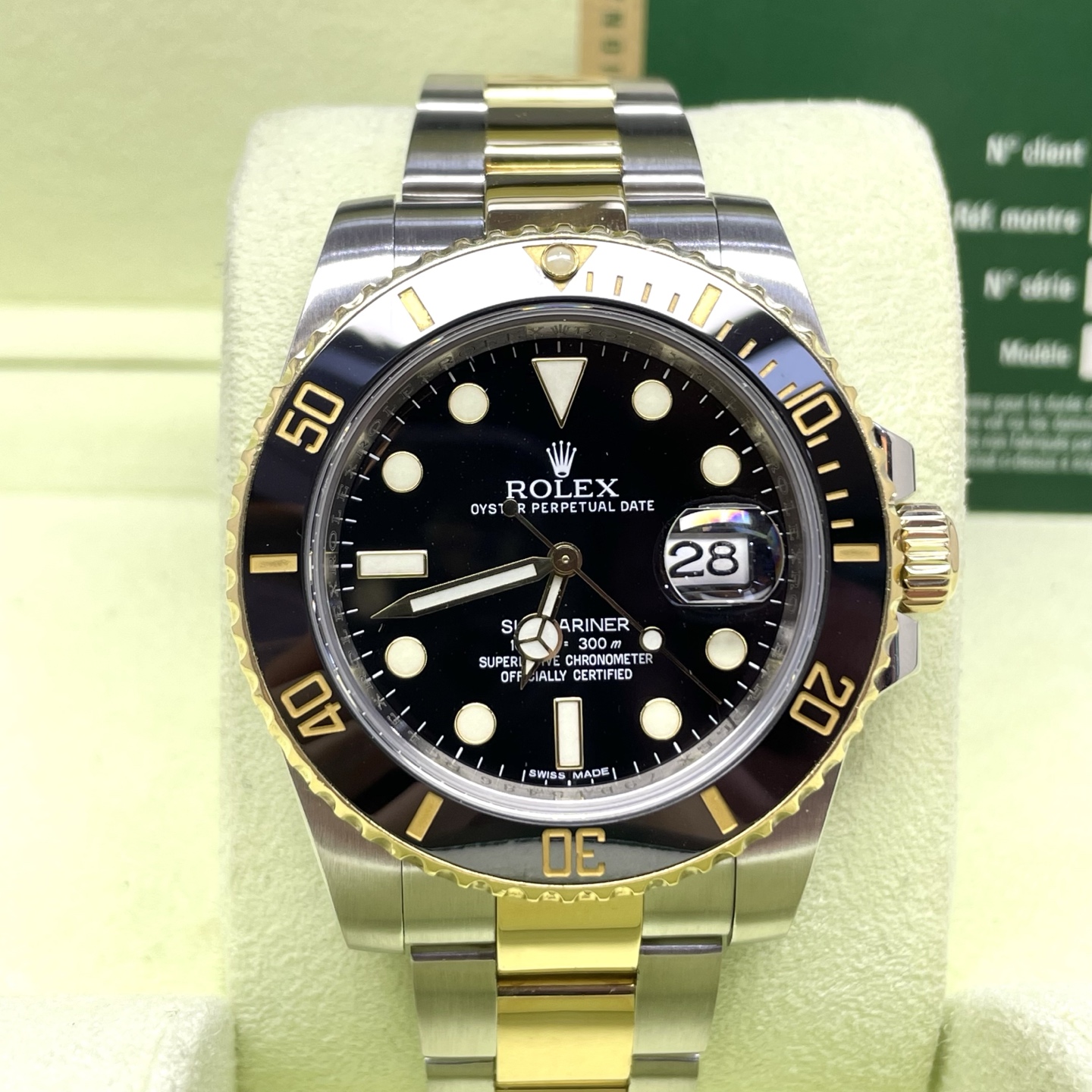 95新 Rolex/劳力士 116613-LN-97203/40mm/2018年全套