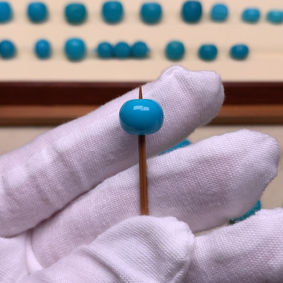 绿松石未镶嵌天然原矿绿松石老型9.8