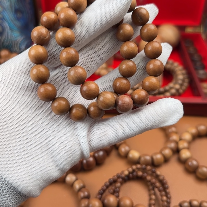 檀香木1.2奶香 圆珠 微瑕福利