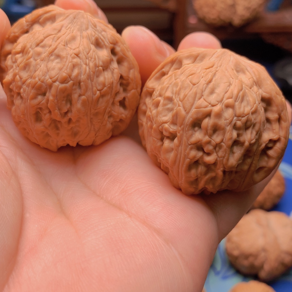 【闪购商品】文玩核桃吊坠森****熊泥鳅40