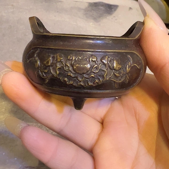 黄铜摆件，文房工艺品摆件