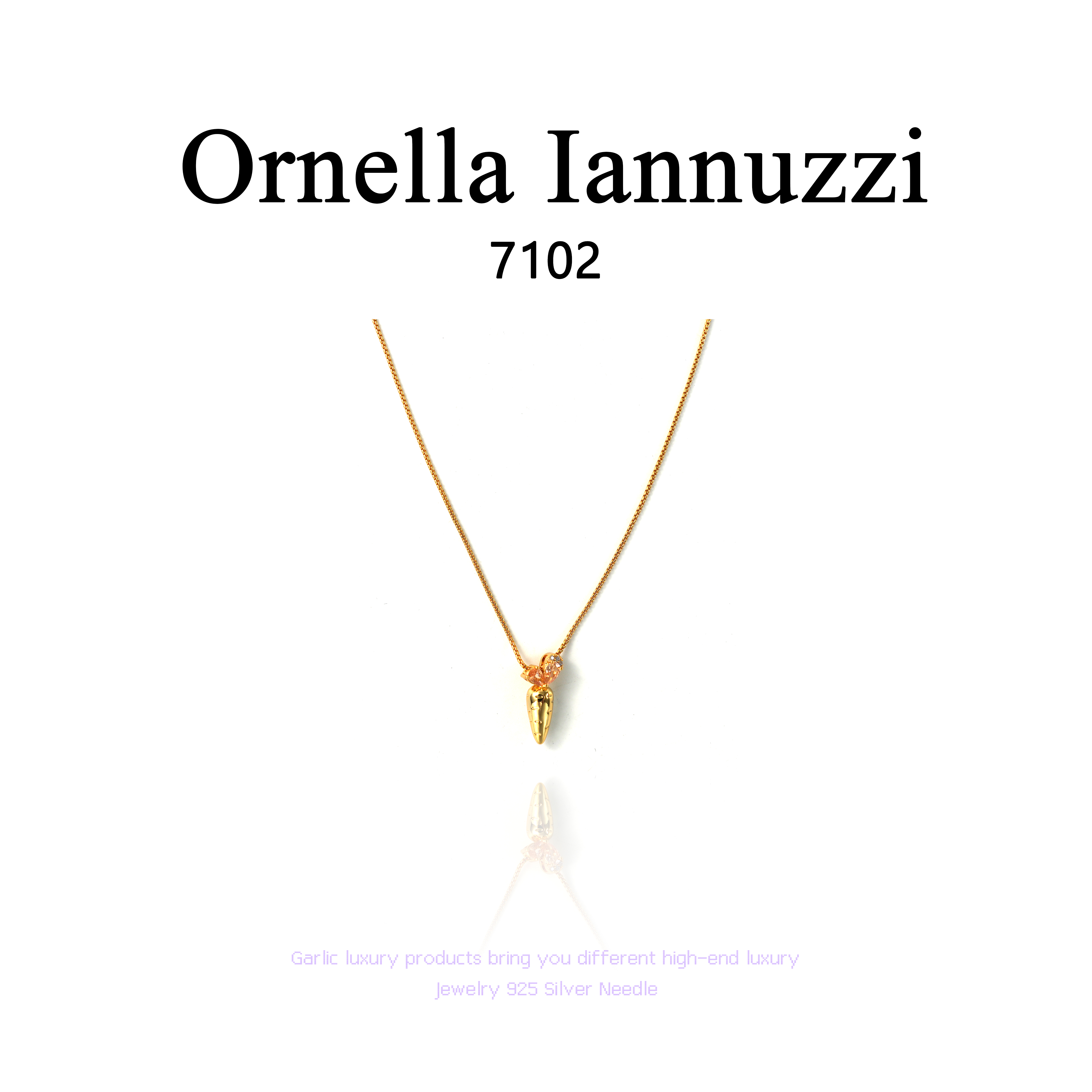 铜合金项链 Ornella Iannuzzi项链~7102（40+5cm）