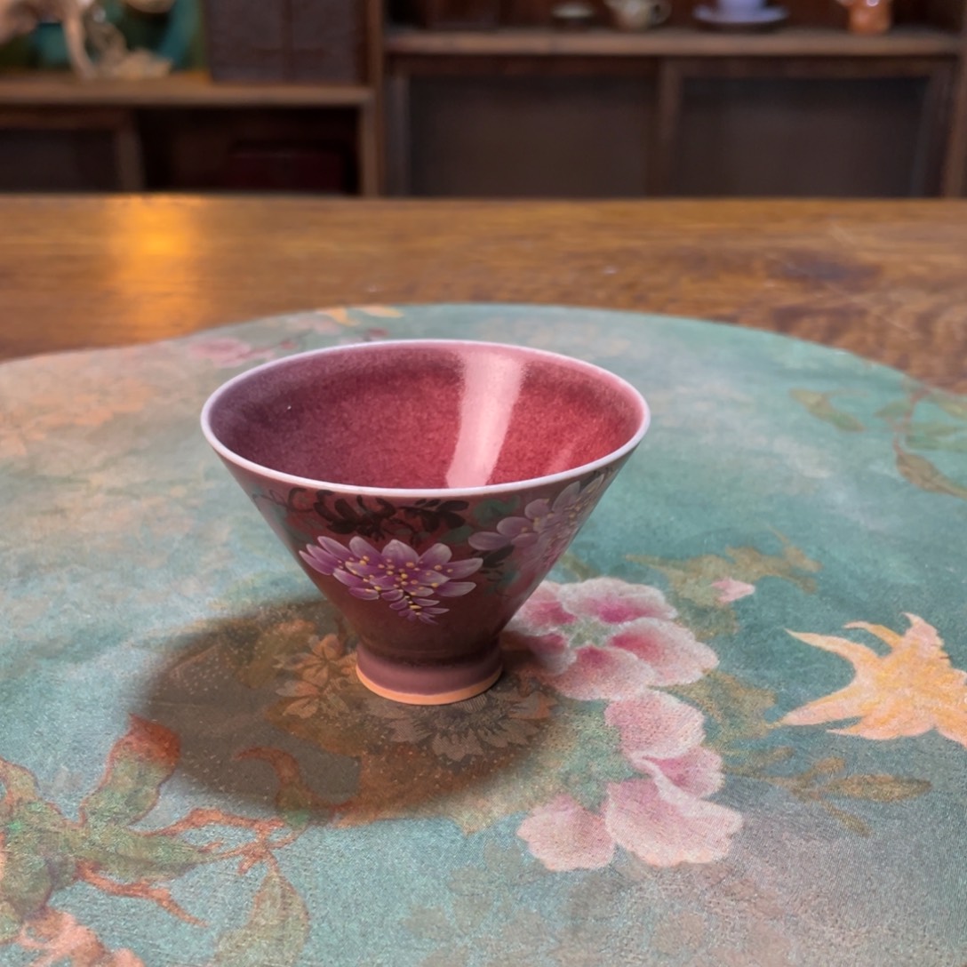 柴烧纯手工手绘陶瓷