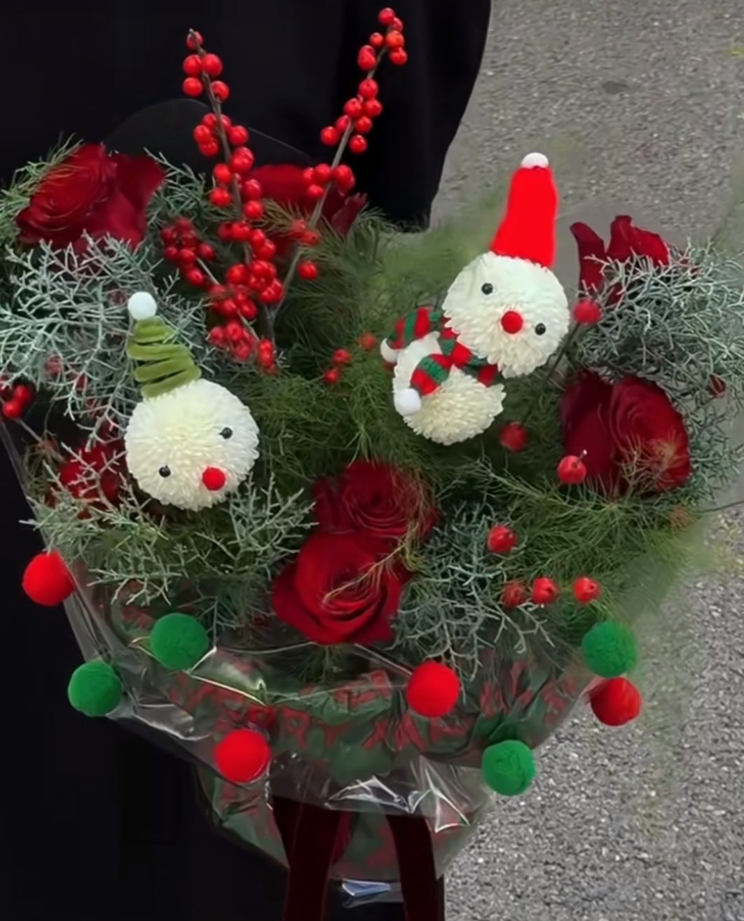 圣诞系列~冬青高原红松