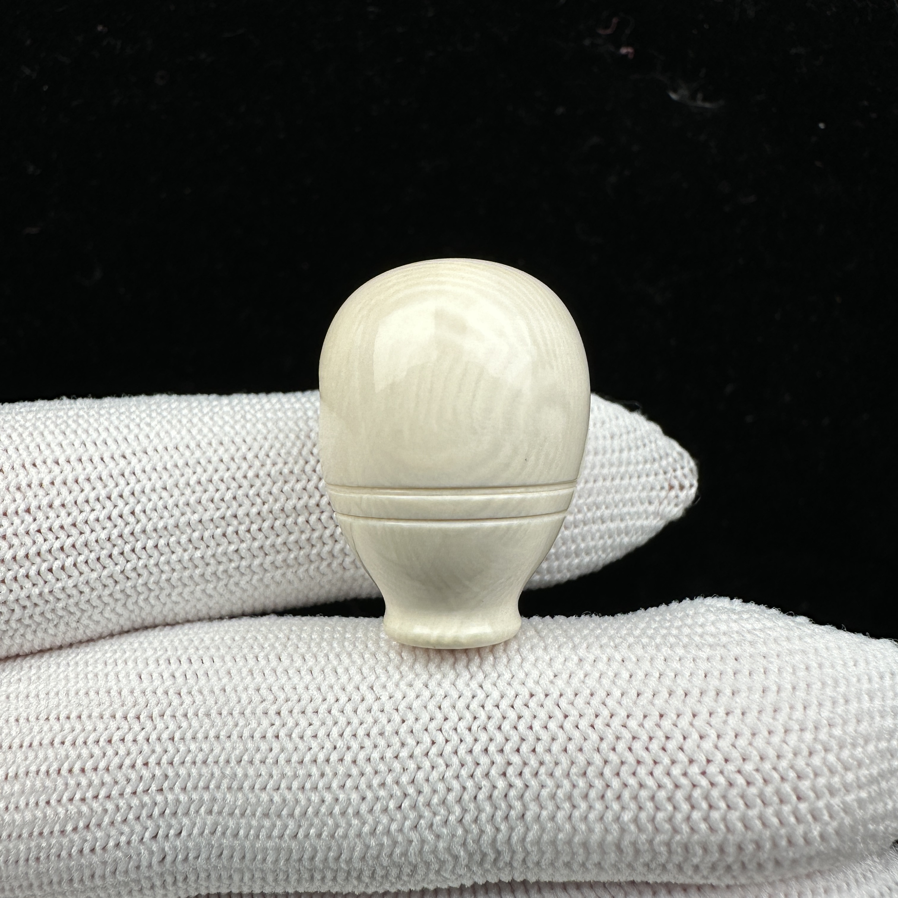 S3509天然猛犸牙 三通 17.8X25mm支持鉴定 假一罚四