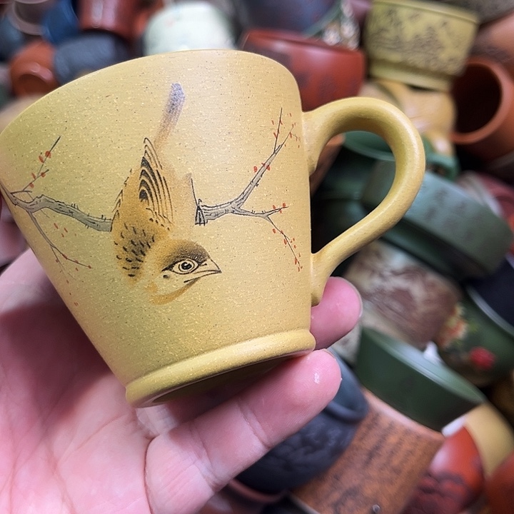 紫砂茶杯全手工紫砂主人杯