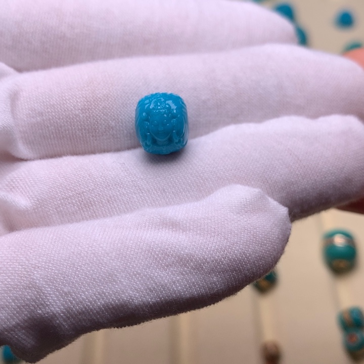 绿松石未镶嵌度母10.3