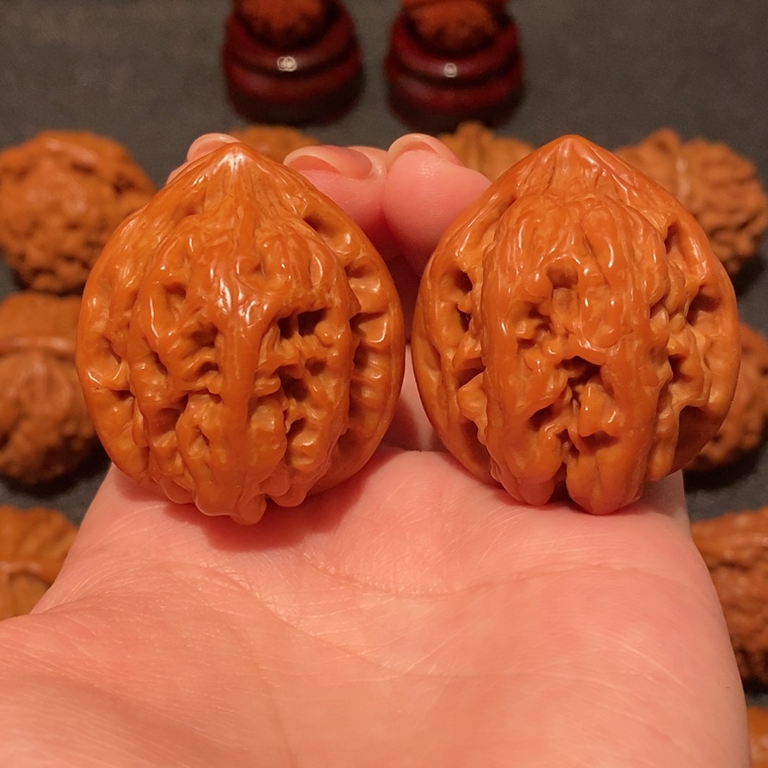 文玩核桃吊坠大沽石