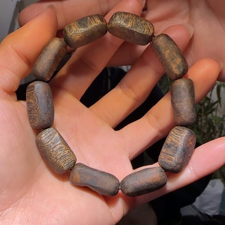 沉香手串紫棋手串14.8克