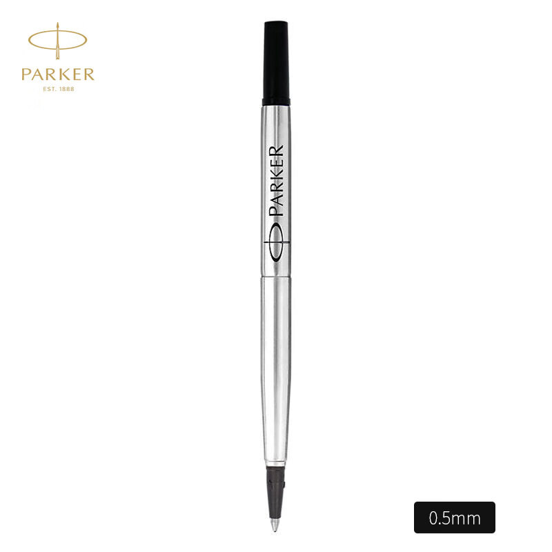 派克（PARKER）签字笔宝珠笔芯 配件系列黑色0.5mm