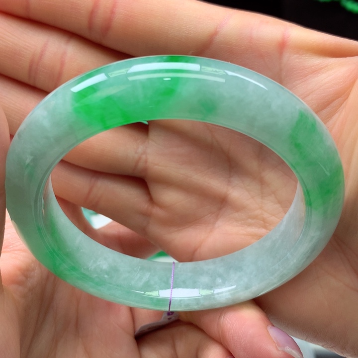 【闪购商品】翡翠手镯未镶嵌天然翡翠手镯