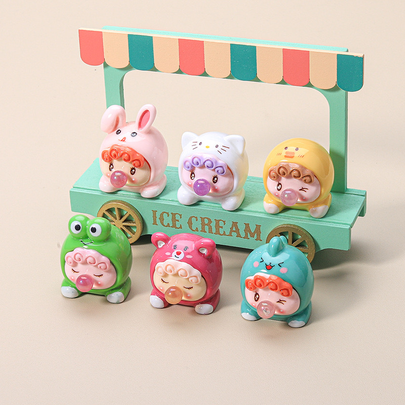 [广东学姐]手工萌粒饰品摆件包链汽车摆件创意可爱摆设