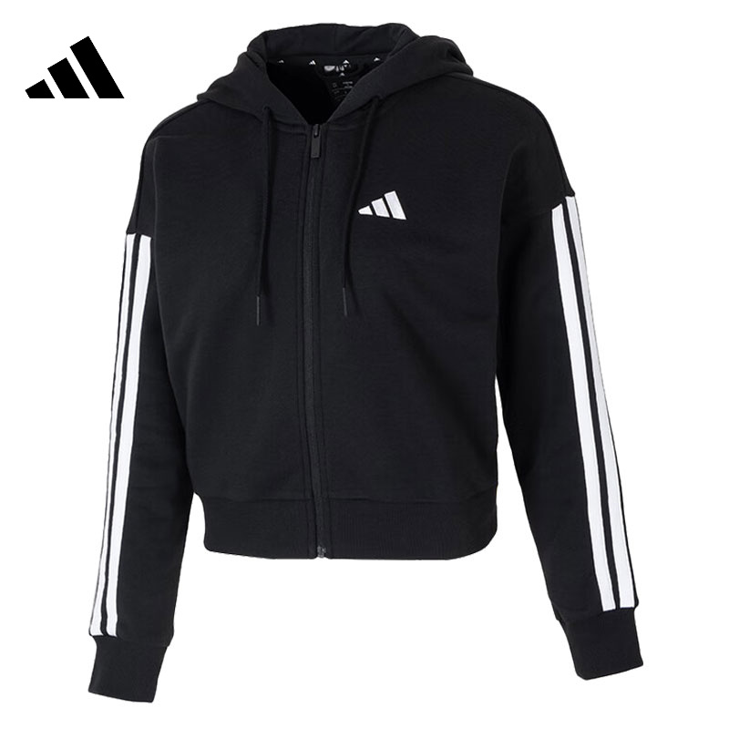 adidas阿迪达斯【环*】女子运动休闲夹克外套JE0052