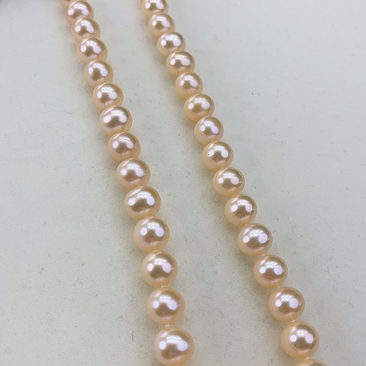 淡水珍珠颈饰银S925镶嵌卡9➕极光中国红