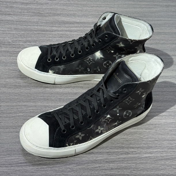 90新 LouisVuitton/路易威登 41.5码 Tattoo黑白色 板鞋