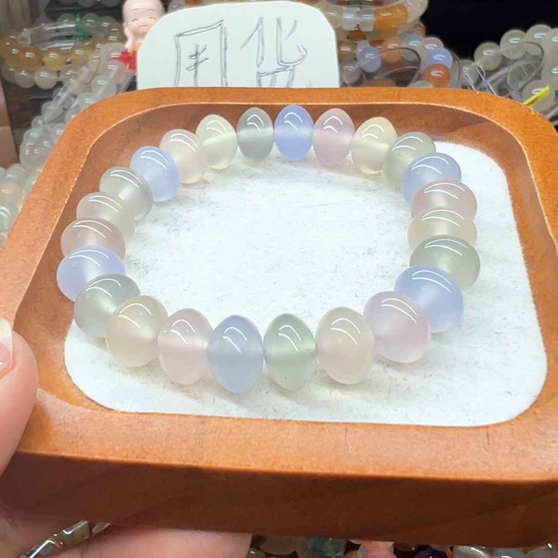 瓜***酱玛瑙/玉髓未镶嵌手链