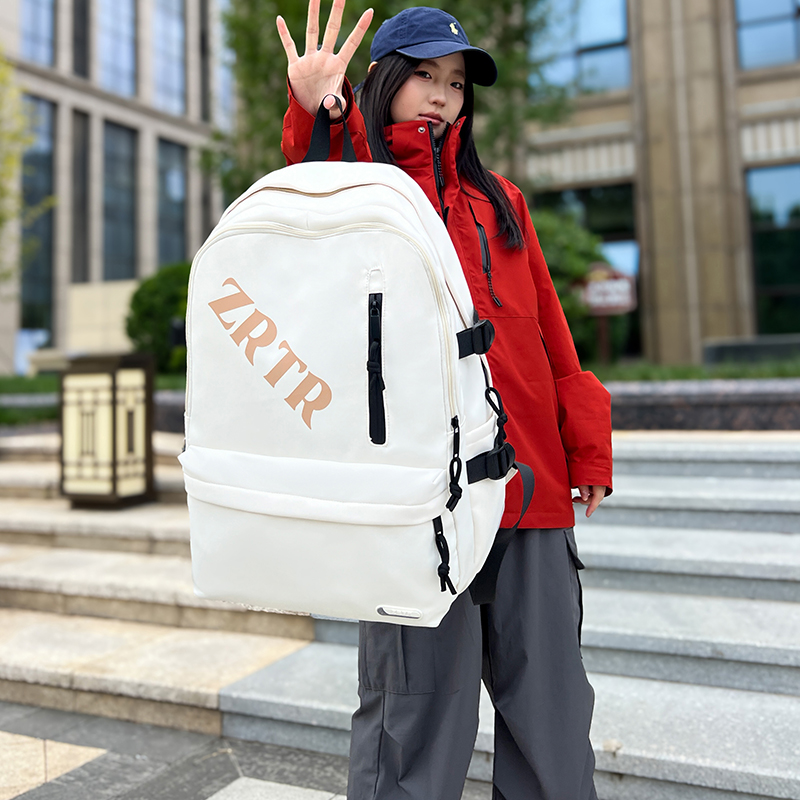 左拉通勤学生日常出行百搭旅游时尚休闲大容量防泼水简约简约轻便