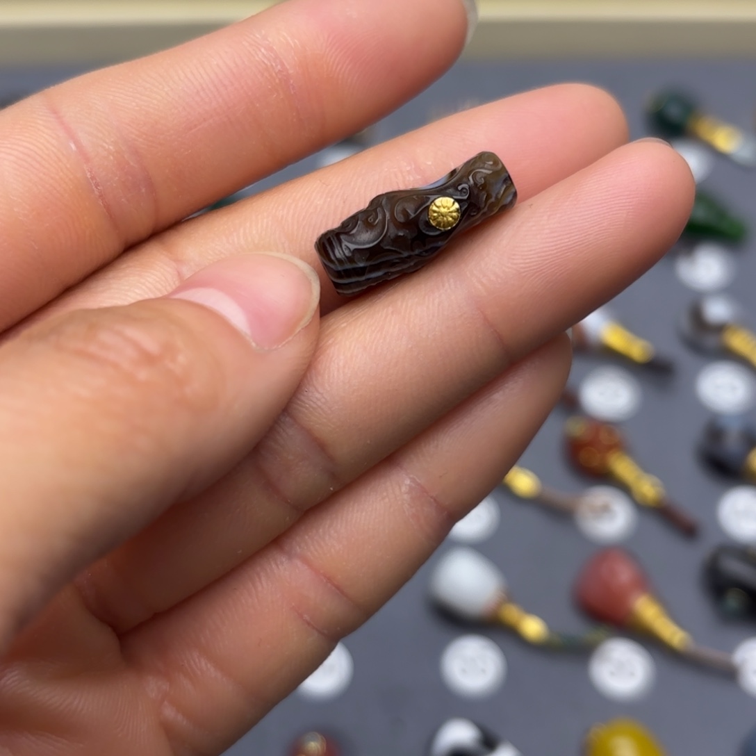 玛瑙/玉髓隔珠未镶嵌