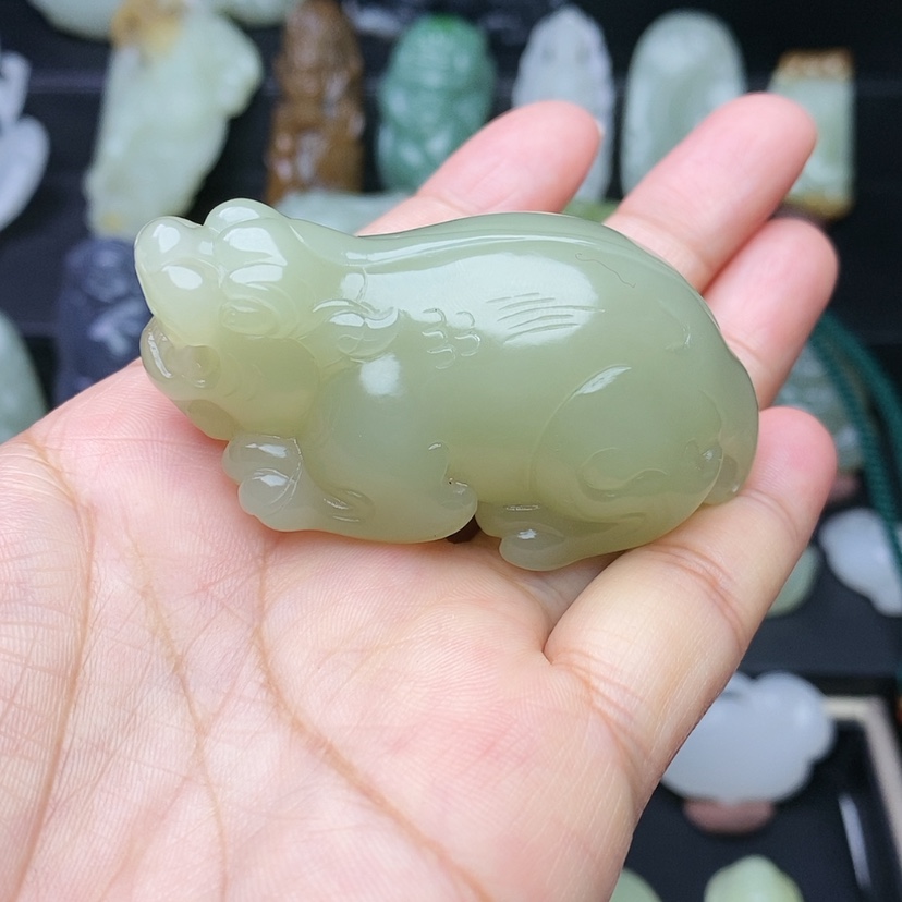 【闪购商品】和田玉把件未镶嵌?**蝉