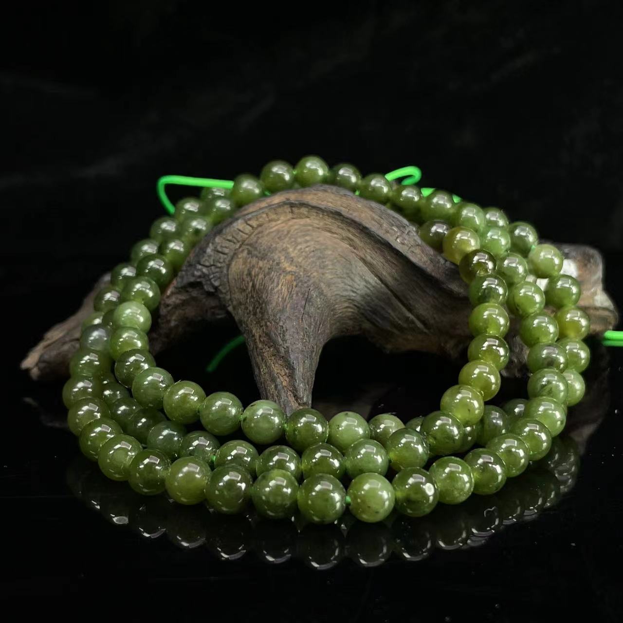 A678 和田玉珠链 XK731655