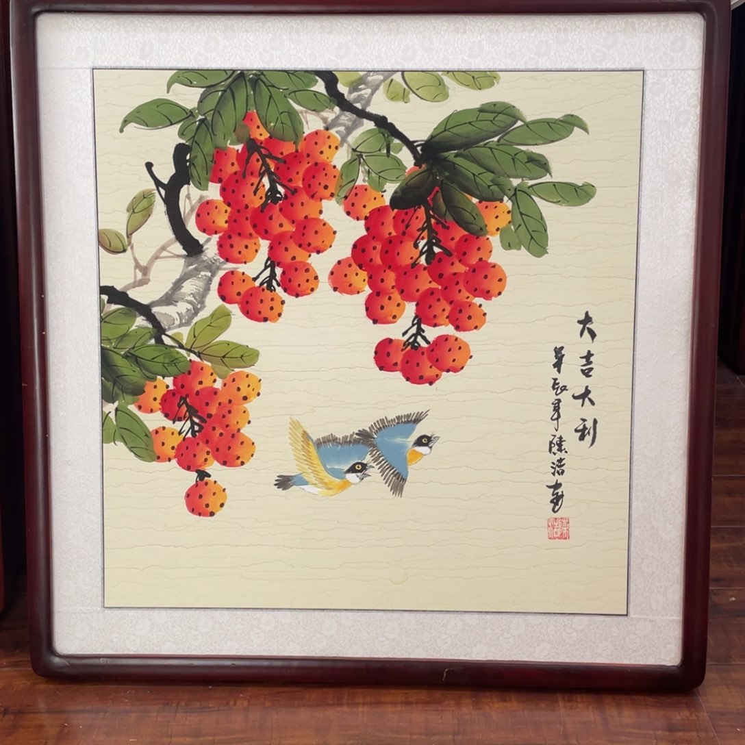 国画带框尺寸63*63厘米