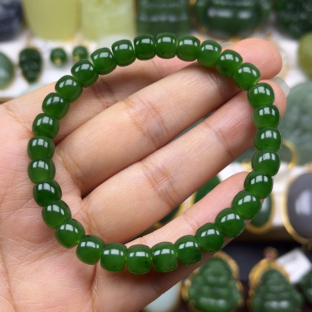 和田玉未镶嵌手串