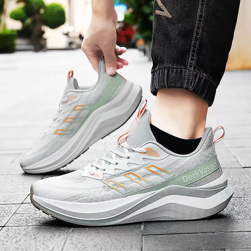 1时尚百搭男女情侣休闲跑鞋W6166