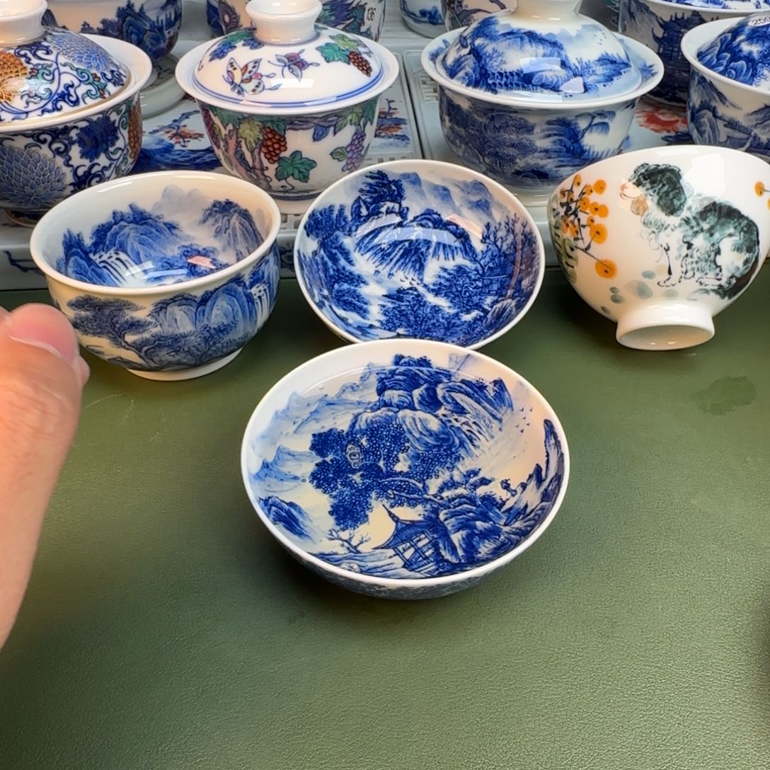 陶纯手工纯手绘茶具340