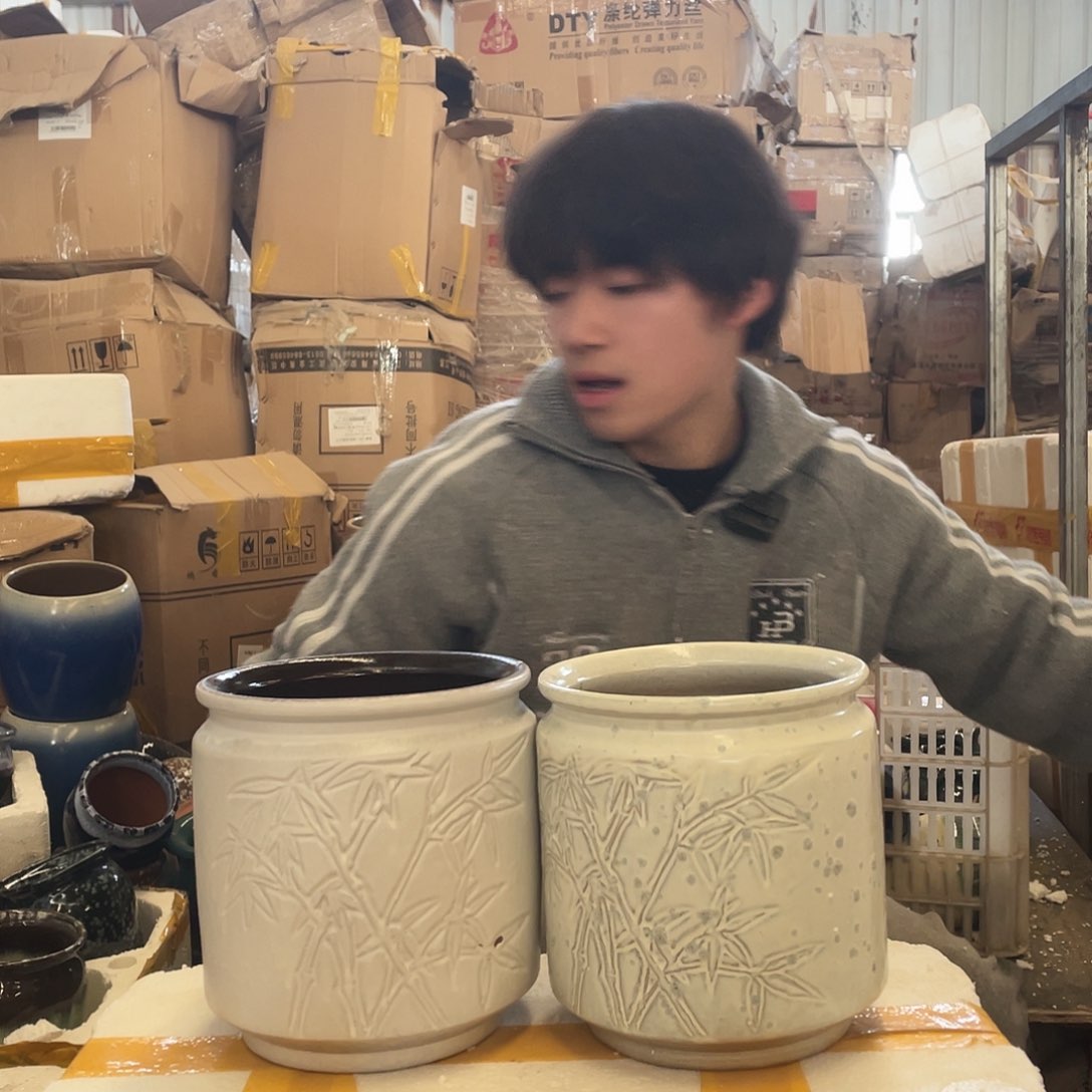 红陶宜兴紫砂花盆