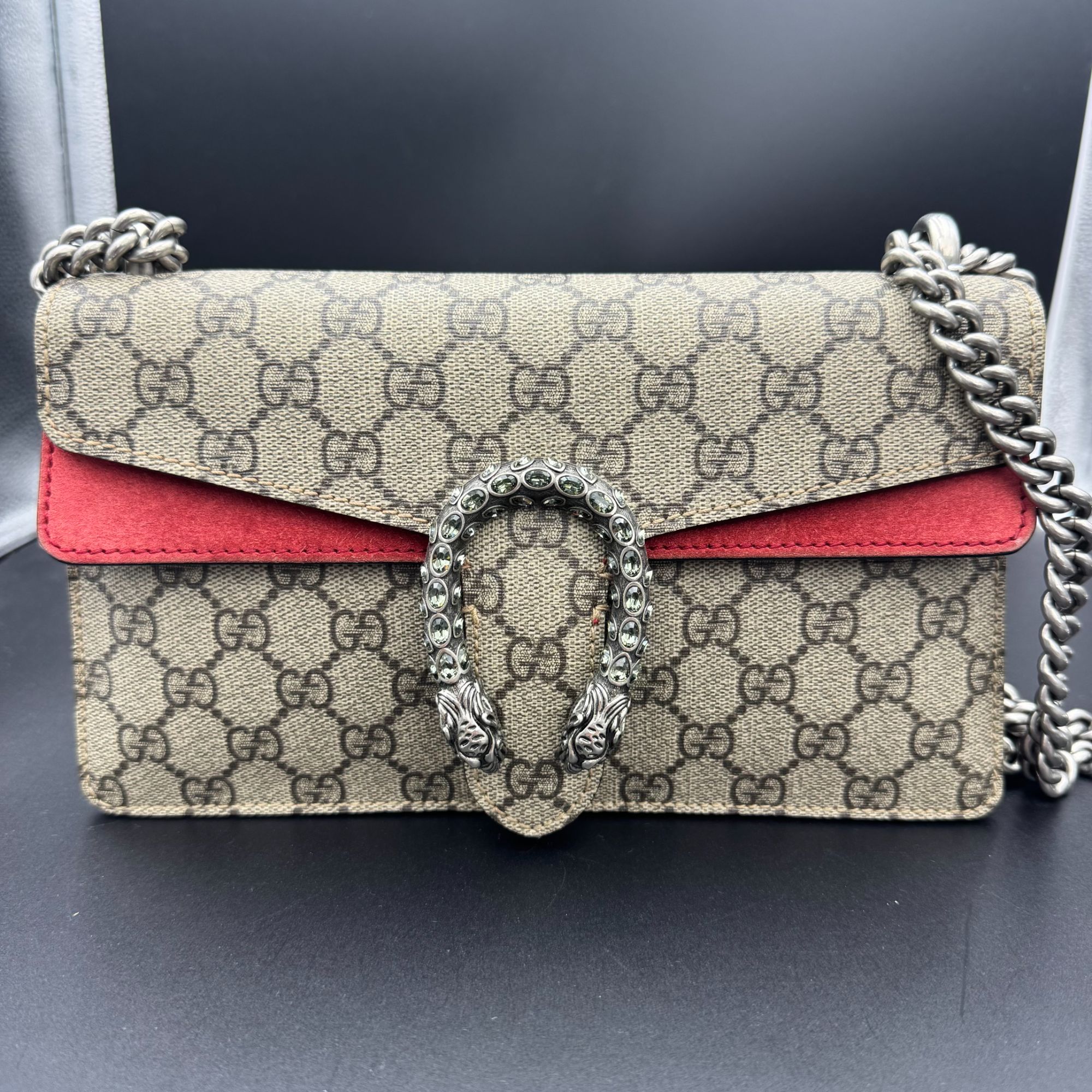 95新 GUCCI/古驰 /KIKI/单肩包/H